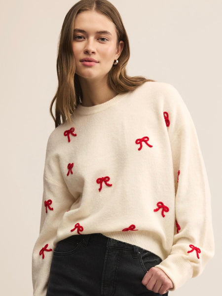 {Z Supply} Tie The Ribbon Sweater