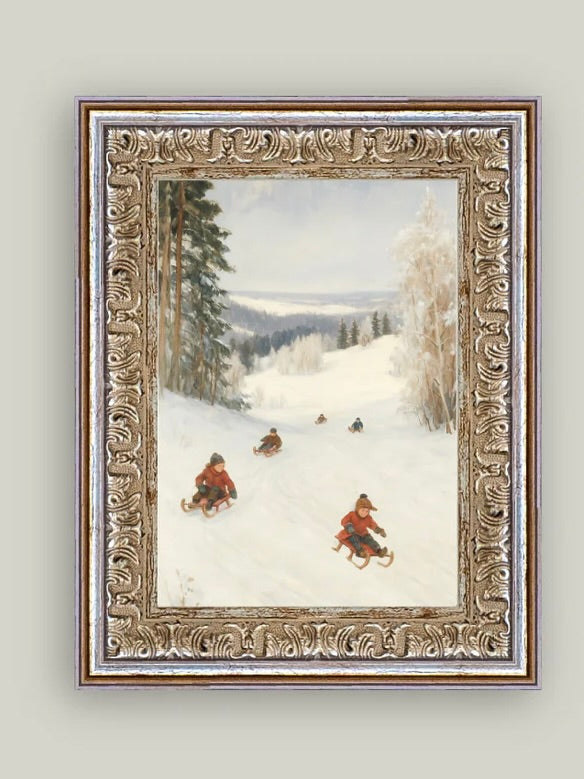 Sledding Hill Silver Gold