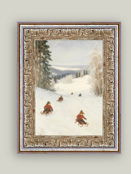 Sledding Hill Silver Gold