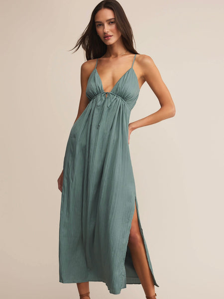 {Z Supply} Manon Satin Maxi Dress