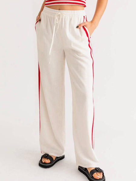 Side Stripe Pants