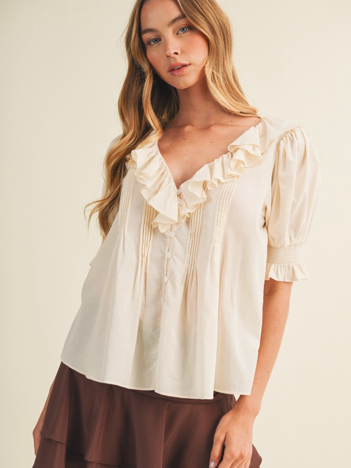 Rayna Ruffle Top
