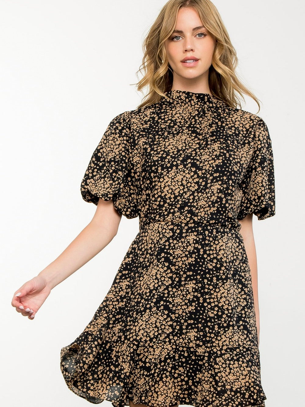 Ditsy Flower Print Dress