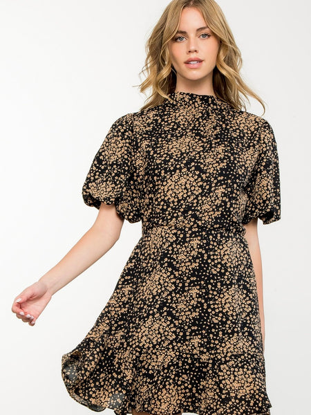 Ditsy Flower Print Dress