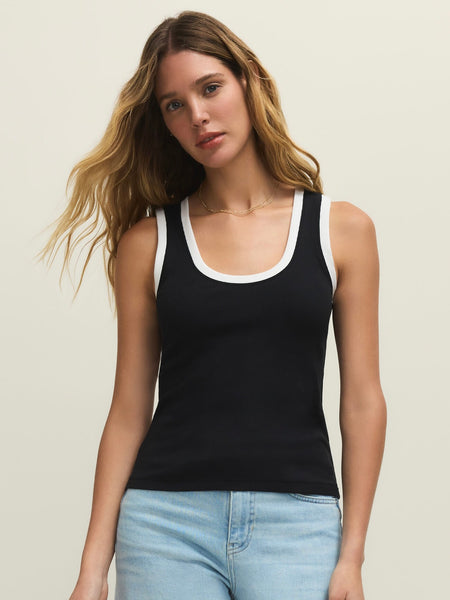 {Z Supply} Sirena Colorblocked Rib Tank