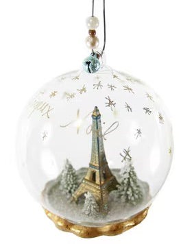 Joyeux Noel Globe Ornament