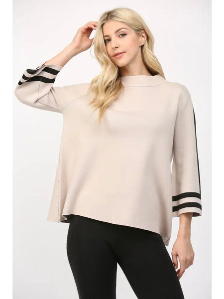 Caroline Mock Neck Sweater