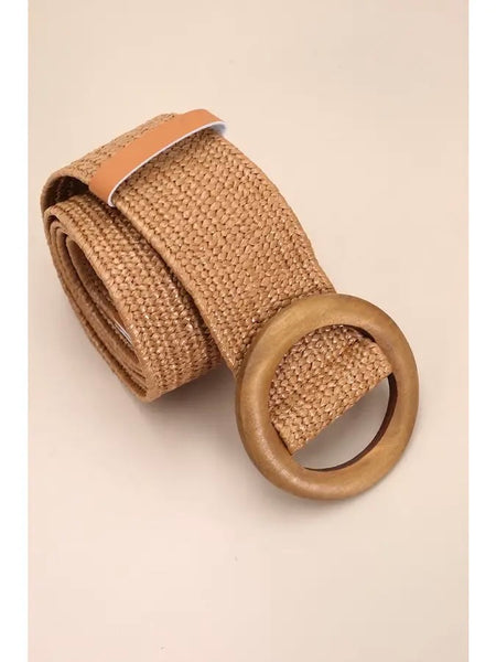 Wooden Rattan Belt