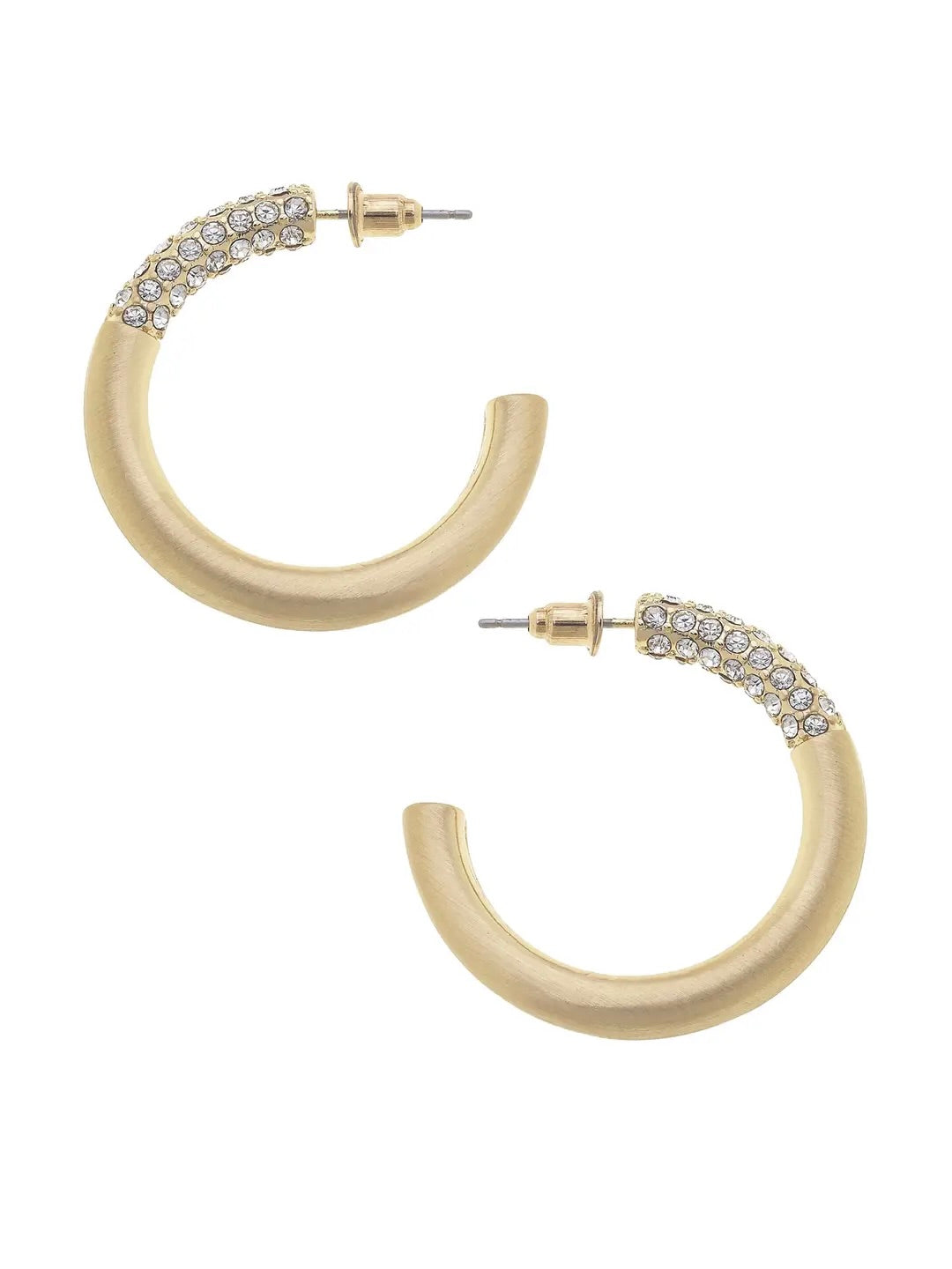 Adara Pave Hoop Earrings