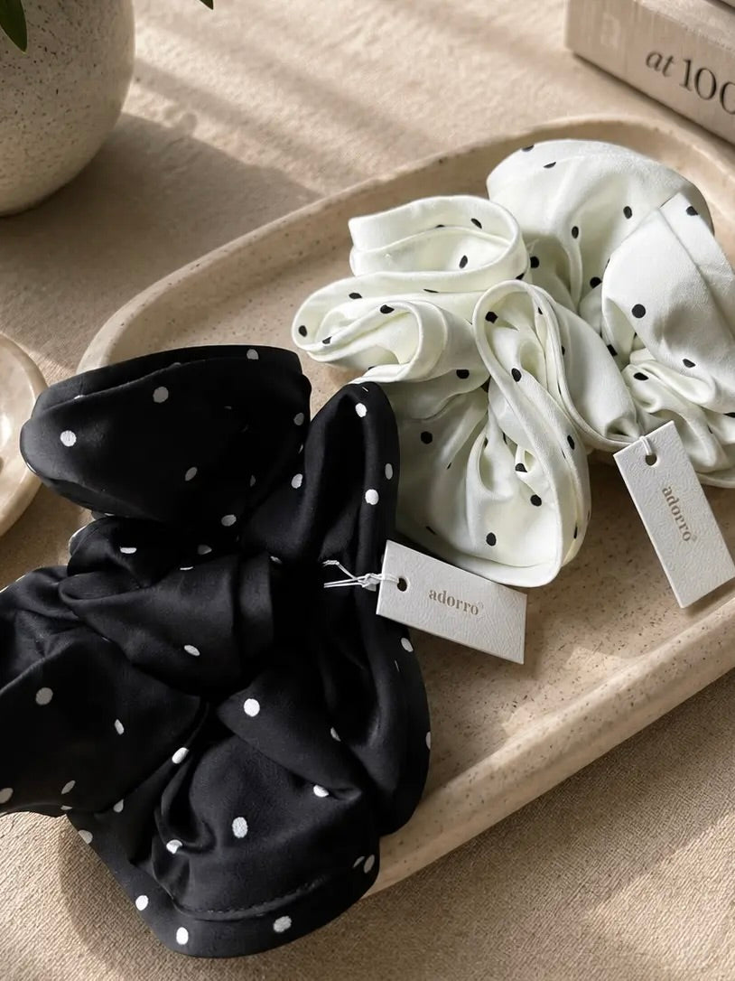 Polka Dot Scrunchie