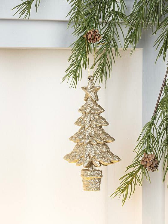 Glitter Christmas Tree Ornament