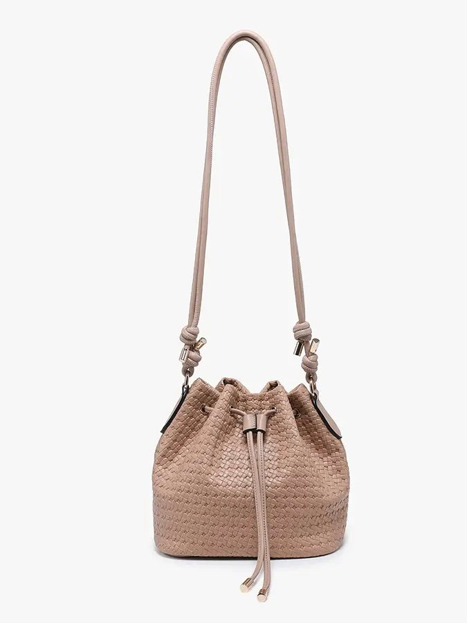 Elliana Woven Bucket Bag