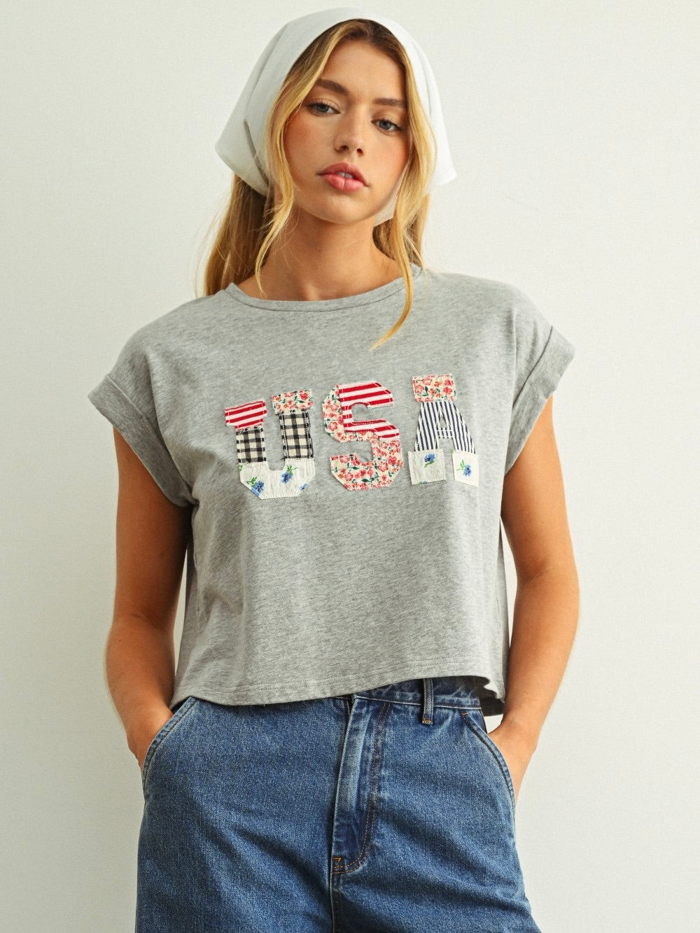 USA Patchwork Top