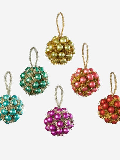 Tinsel Ball Ornament