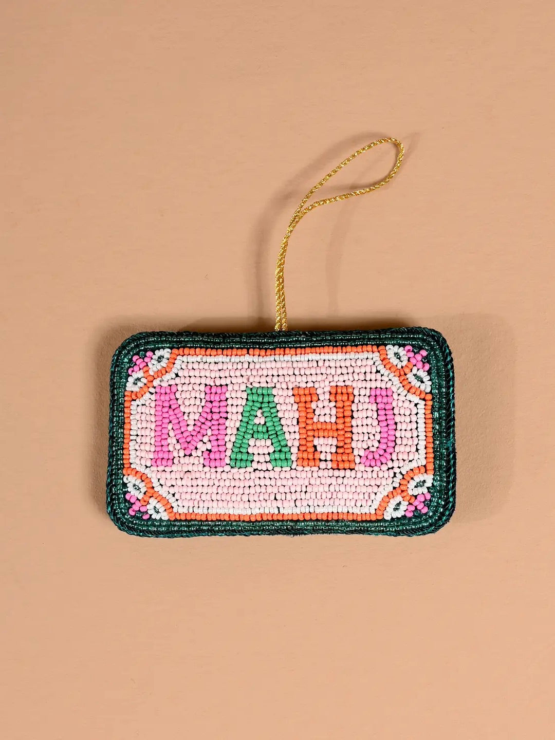 Mahj Hand Beaded Ornament
