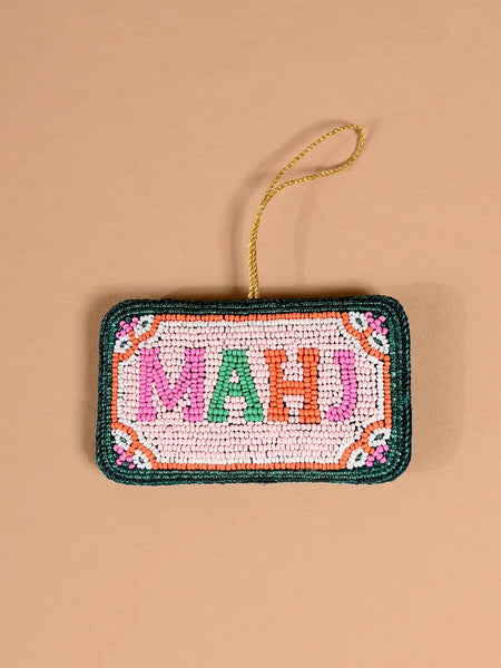 Mahj Hand Beaded Ornament