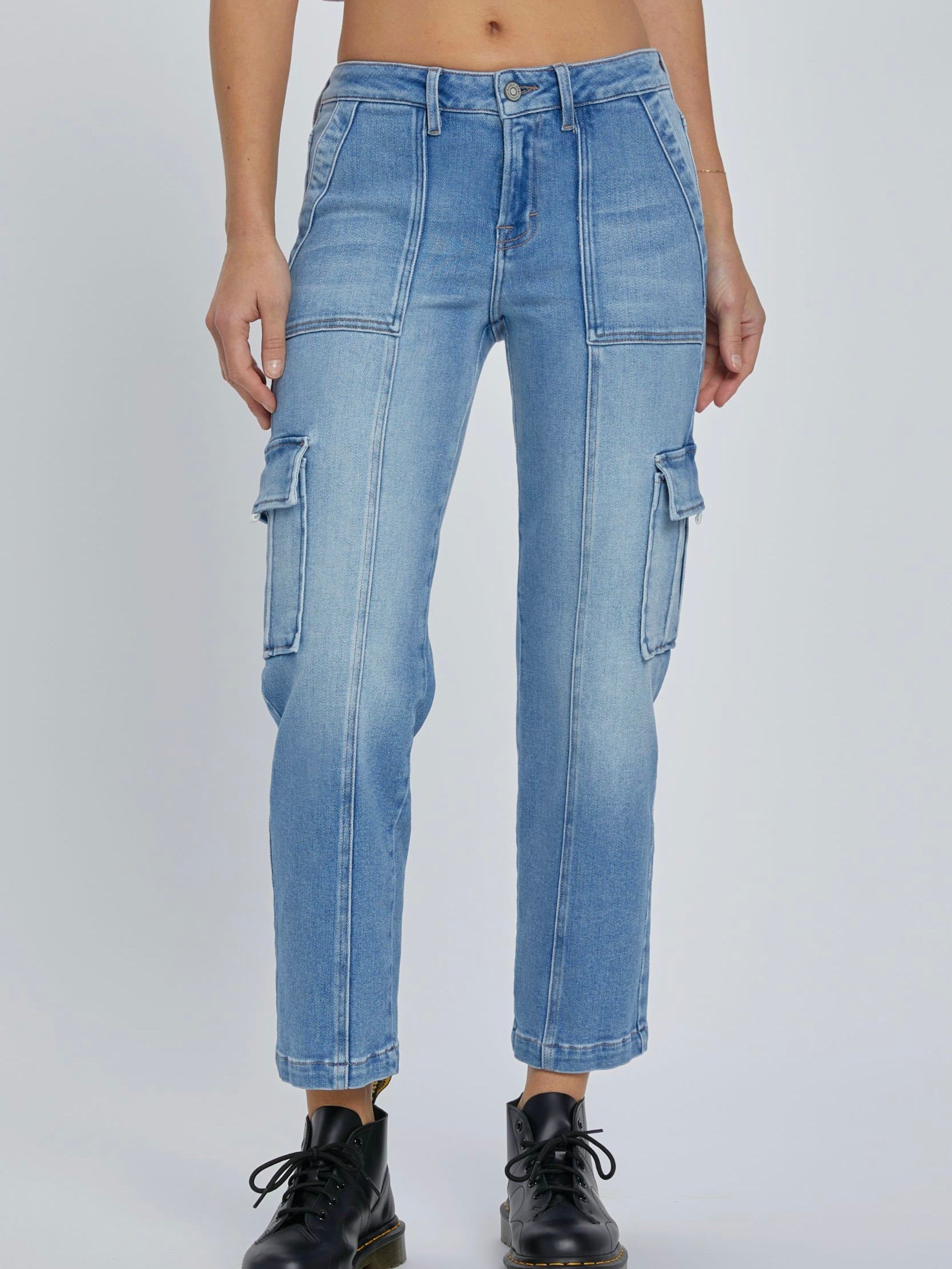 Hidden Jeans : Tracey Cropped Cargo