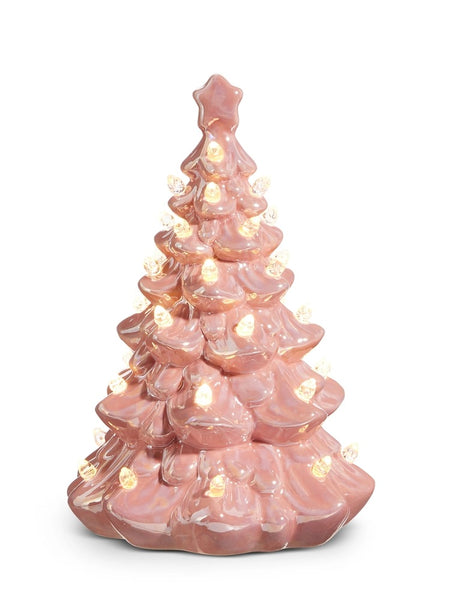 Lighted Pink Vintage Tree