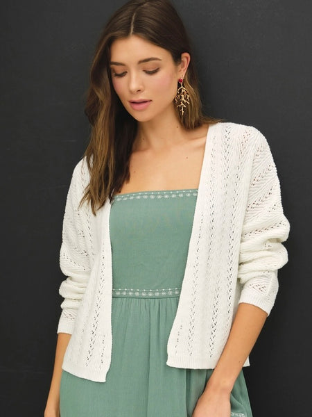 Cara Crochet Cardigan