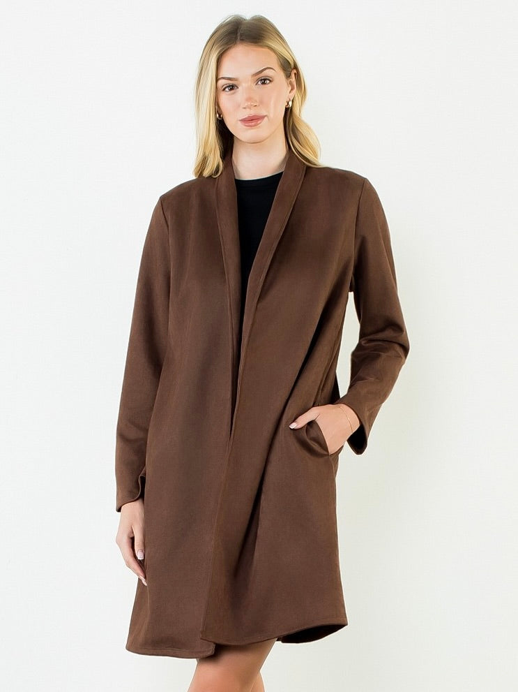 Long Suede Coat