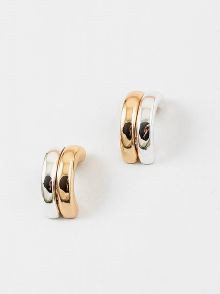 Twin Bar Hoops