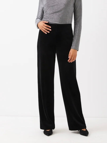 Karen Kane Velvet Ribbed Wide Leg Pants