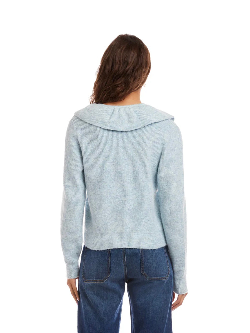 {Karen Kane} Ruffle Cardigan Sweater