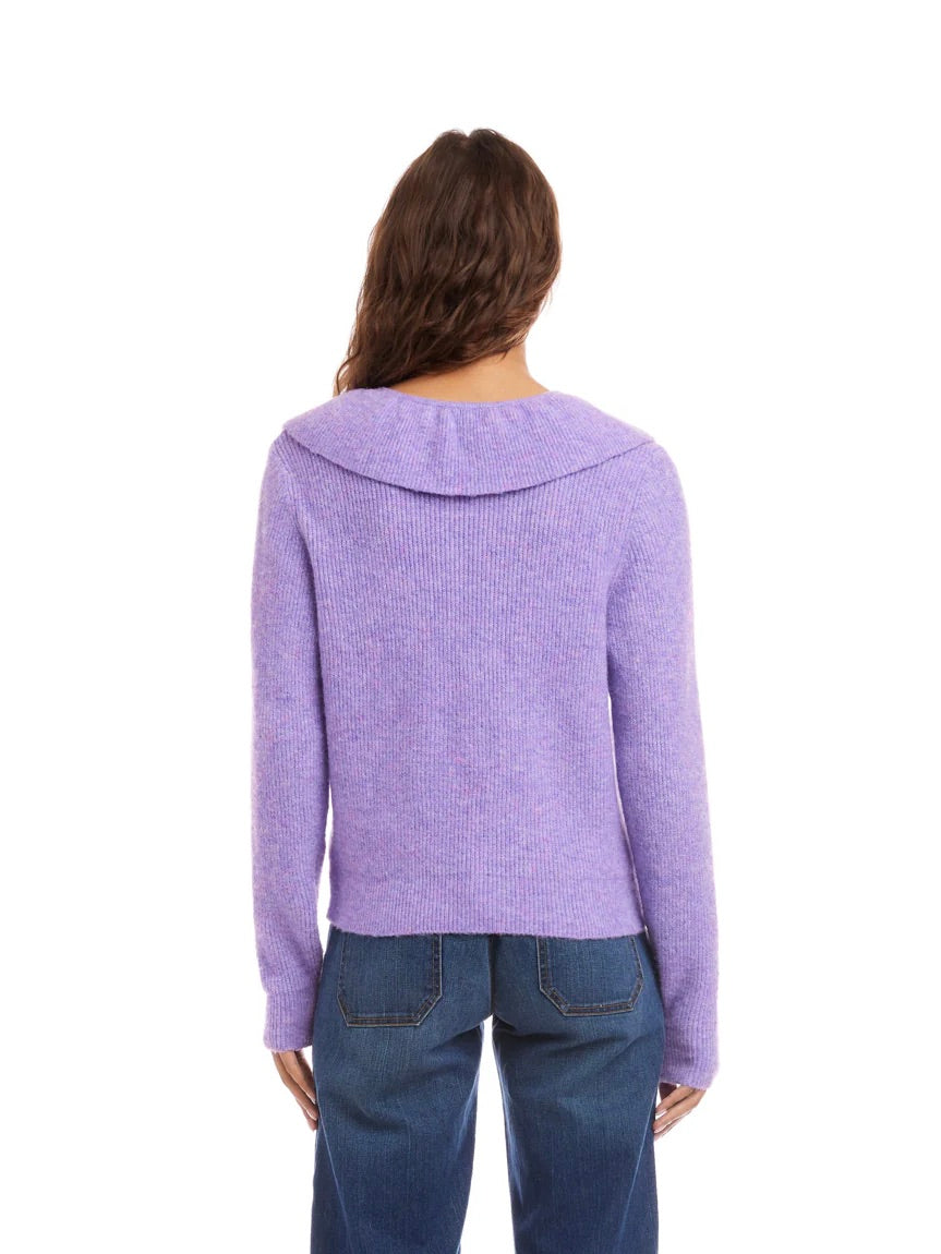 {Karen Kane} Ruffle Cardigan Sweater