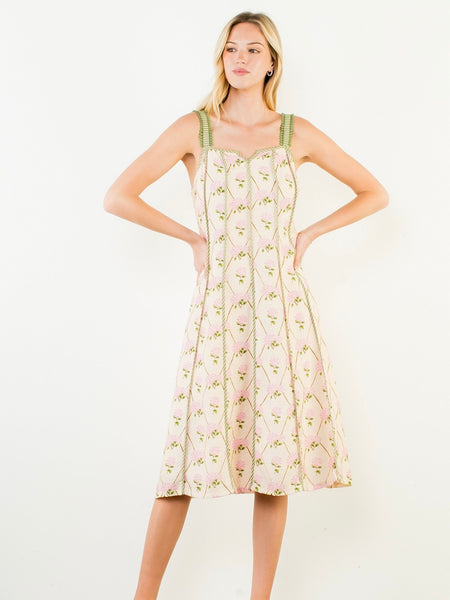 Pistola} Bianca Midi Dress Vintage Charm Pistola} Bianca Midi Dress Vintage Charm