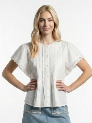 Flutter Sleeve Kaftan Top