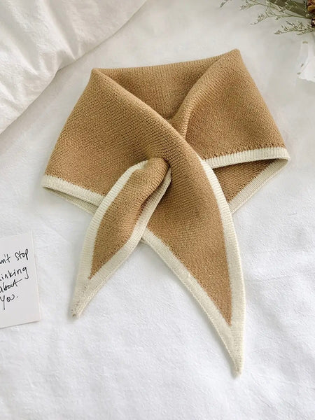 Knit Triangle Scarf