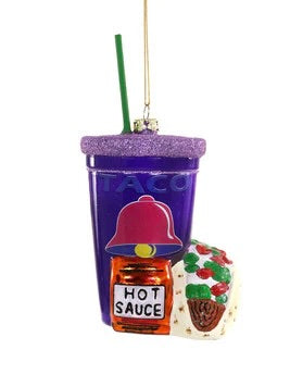 Fast Food Taco Ornament