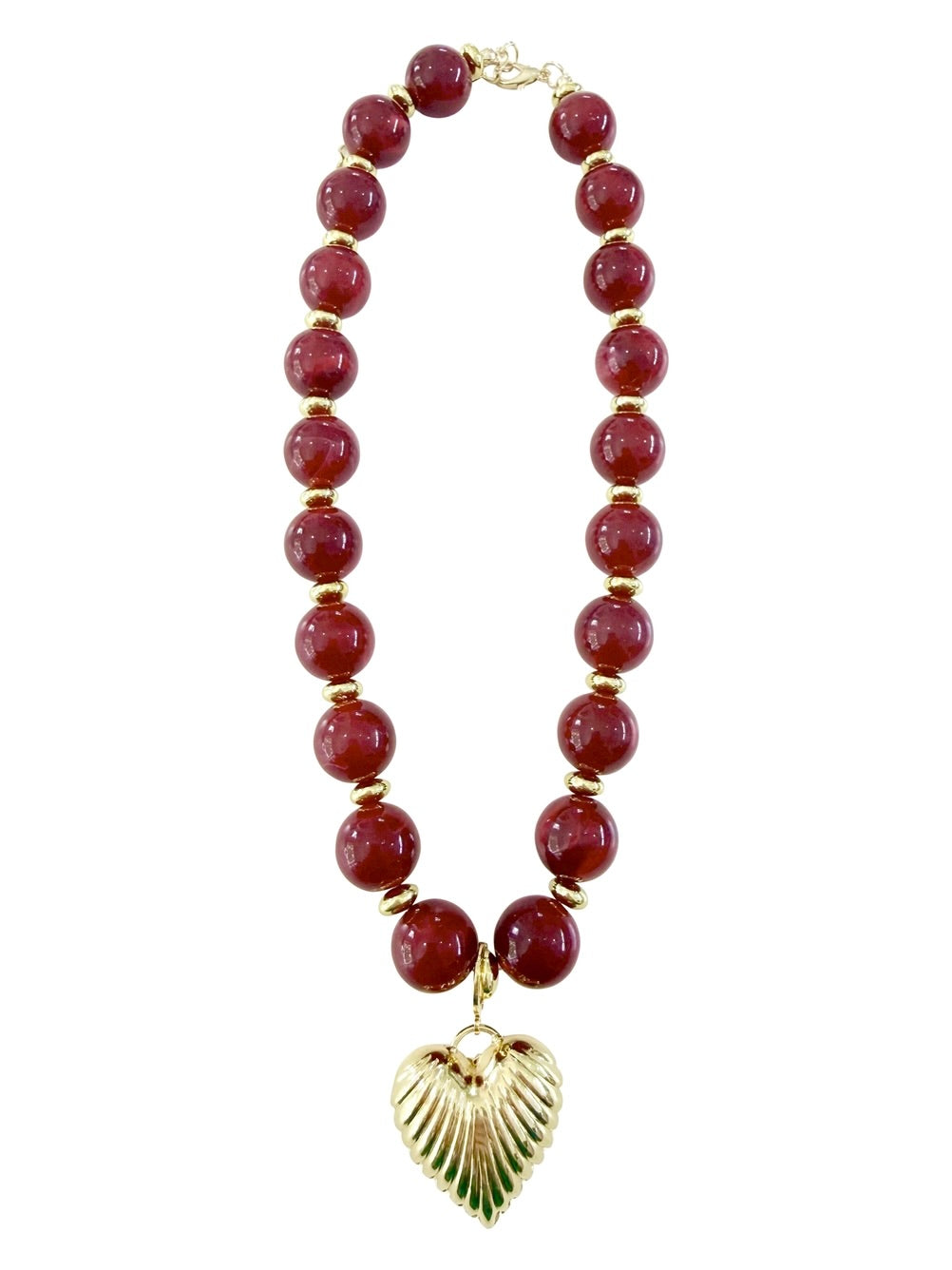 Lucas Beaded Necklace with Heart