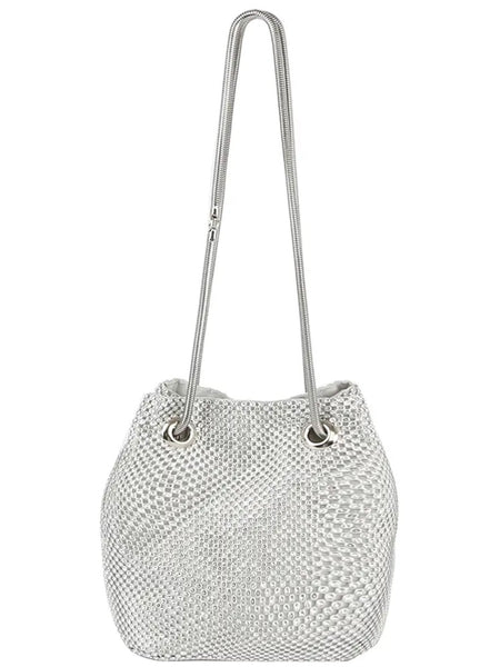 Rhinestone Mini  Bucket Bag