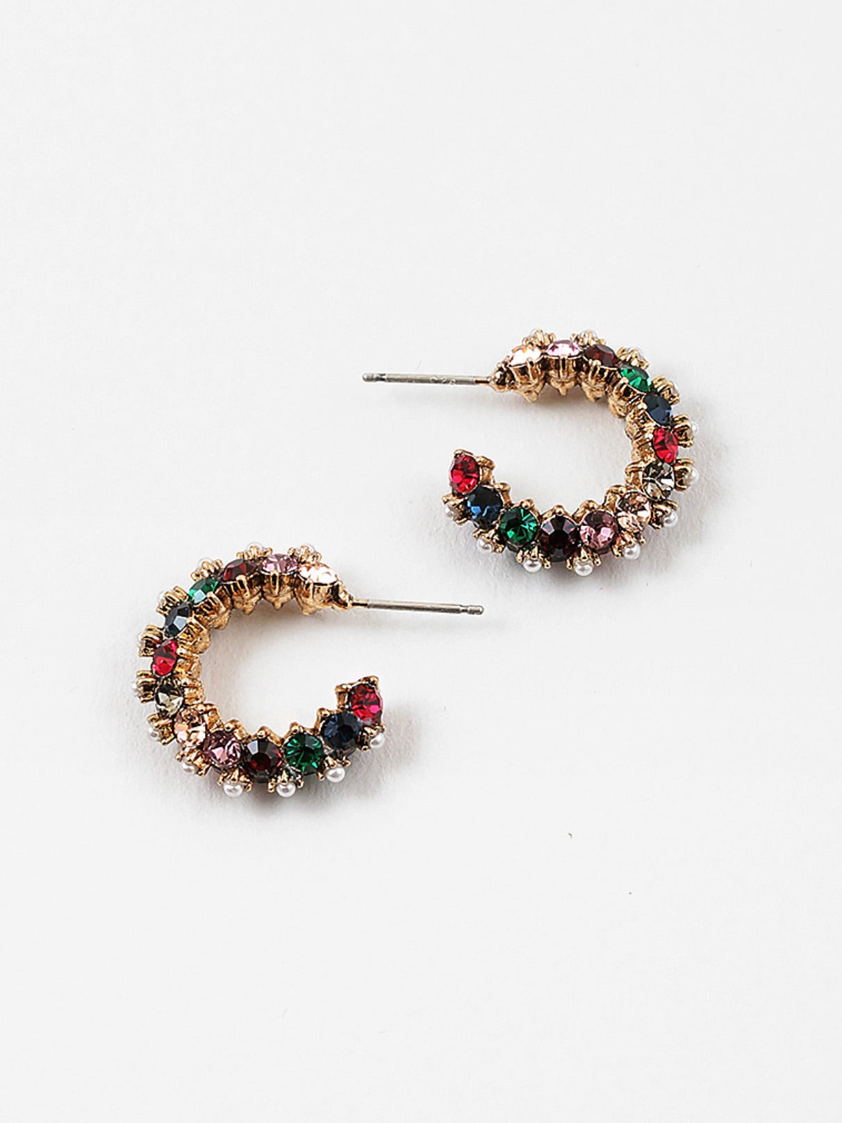 Bejeweled Hoops