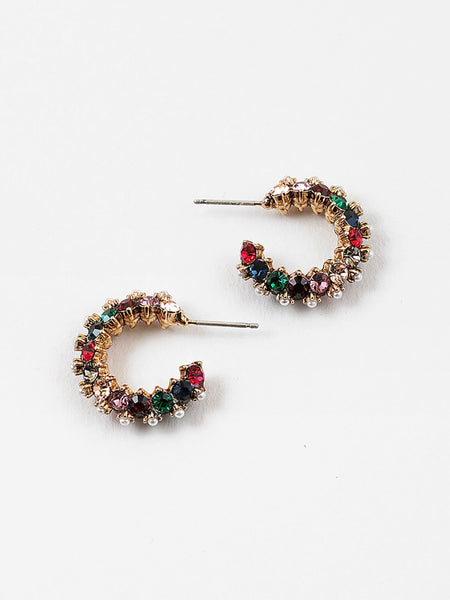 Bejeweled Hoops