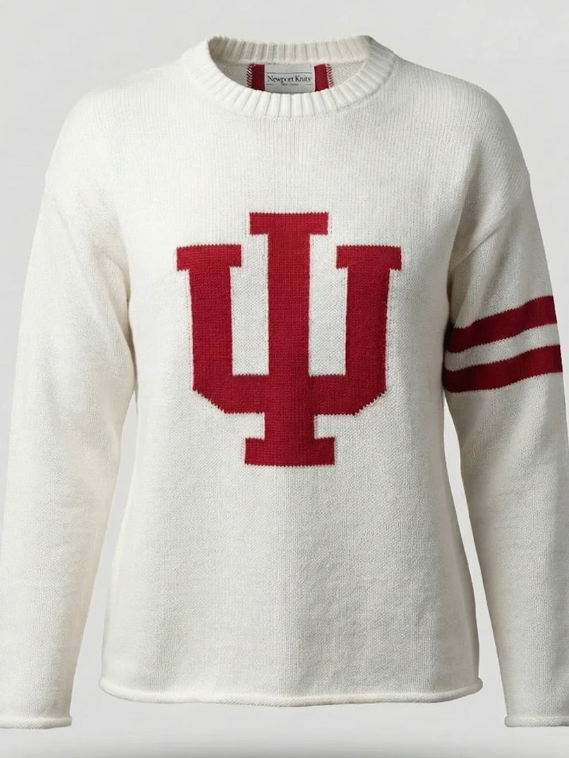 Indiana IU Hoosiers Varsity Crewneck Sweater