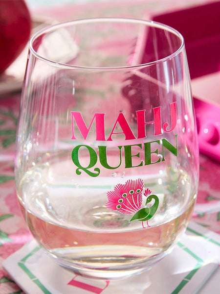 Mahj Queen Stemless Wine