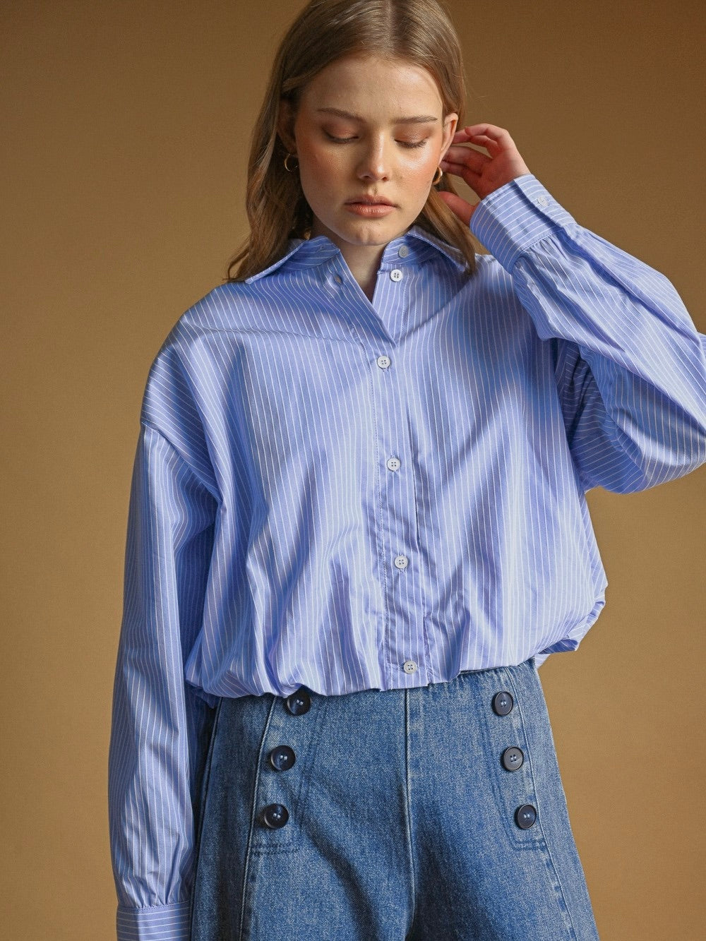 Kelsey Balloon Hem Shirt