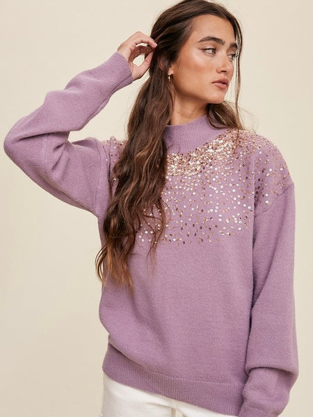 Sprinkled Sequin Sweater