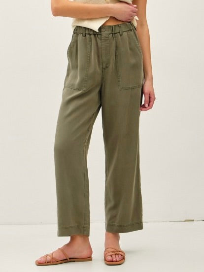 Wide Leg Tencel Pant