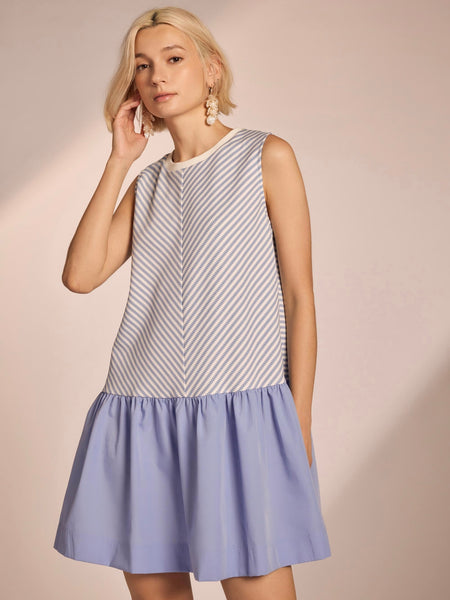 Amelia Herringbone Mini Dress