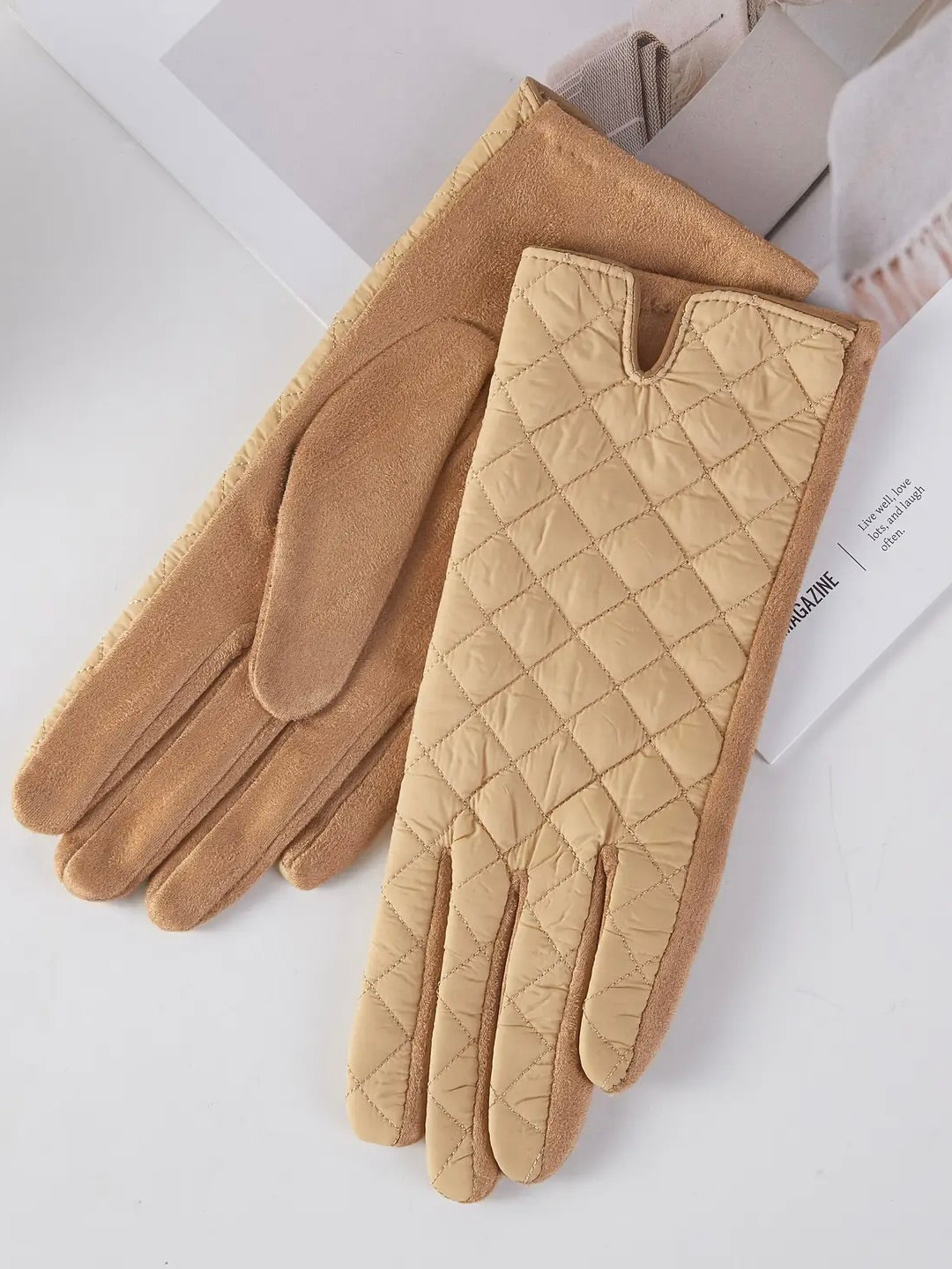 Diamond Quilted Gloves