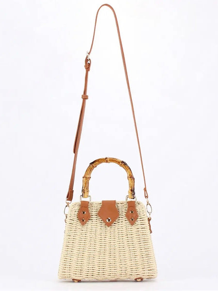 Bamboo Straw Handbag