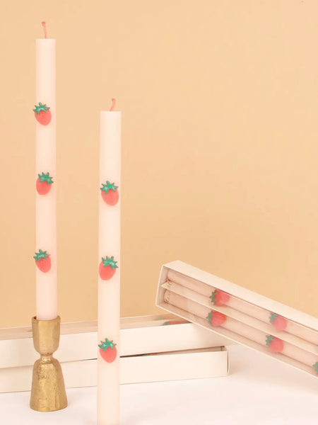 Strawberry Table Candles