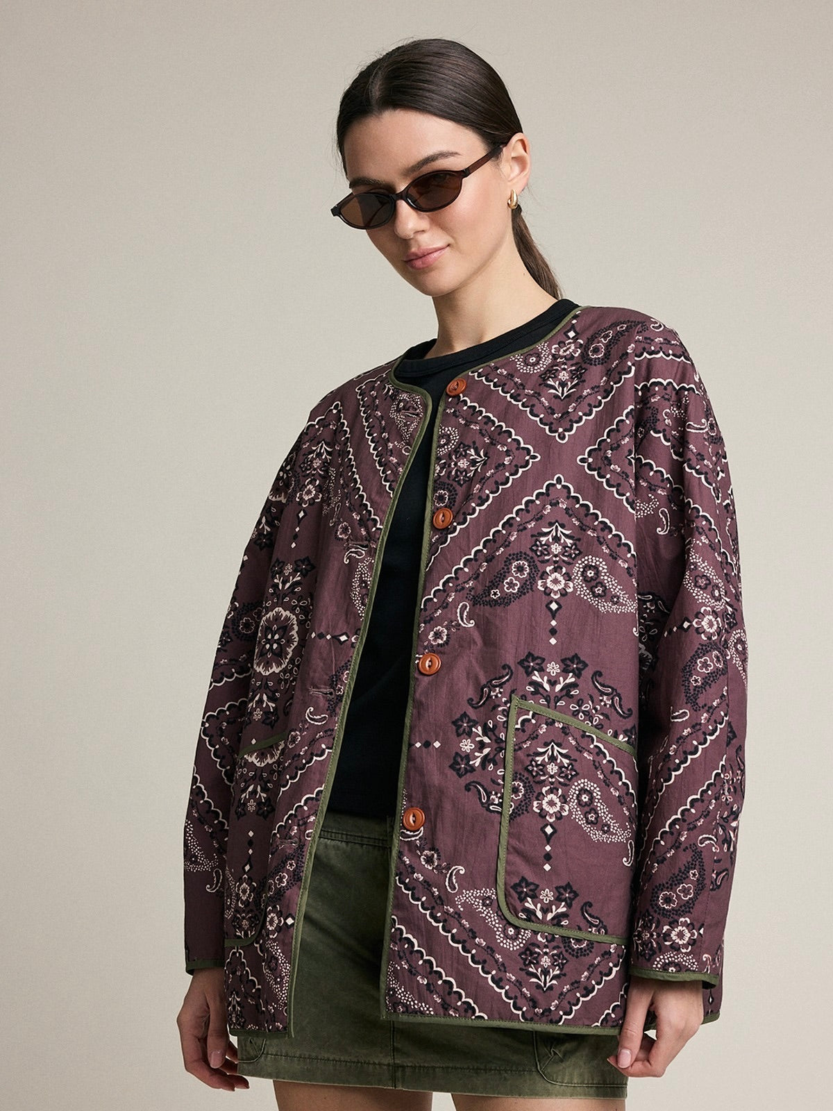 Reversible Quilted Bandana Jacket