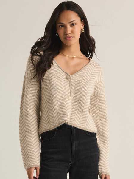 {Z Supply} Naomi Herringbone Cardigan