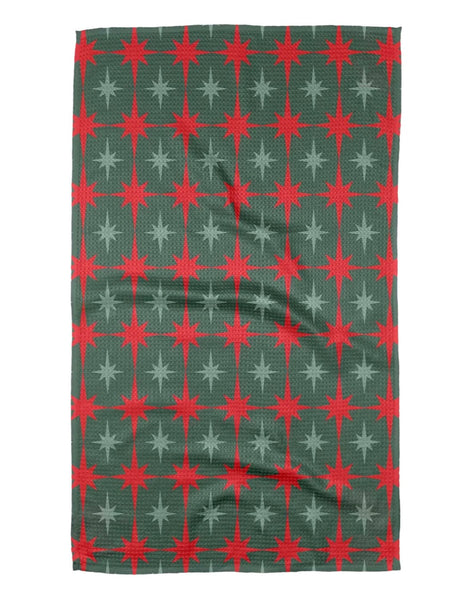 Geometry : Holiday Tea Towel - Holiday Stars