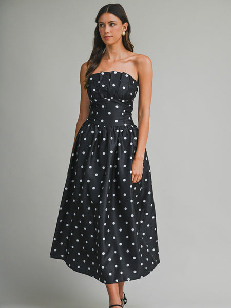 Mariah Corset Midi Dress