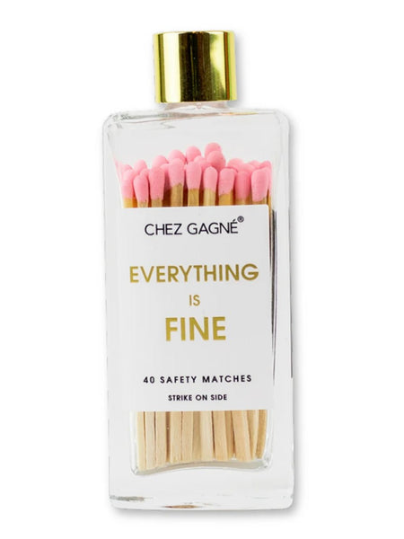 Glass Bottle of Matches